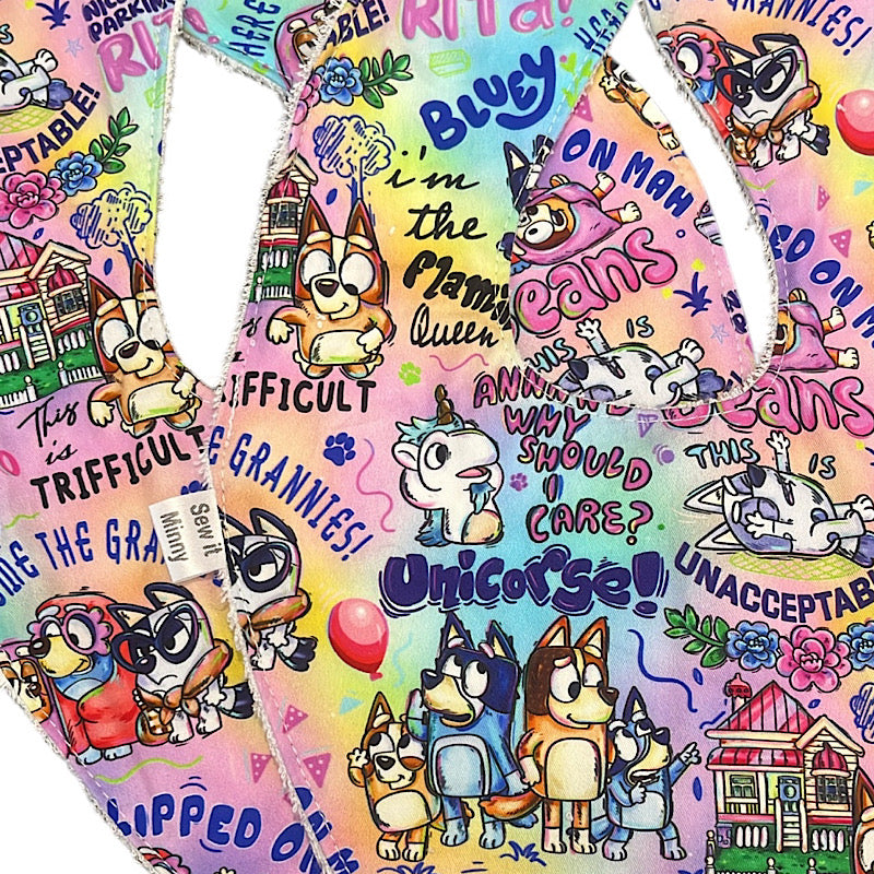 Bib - Blue Dog