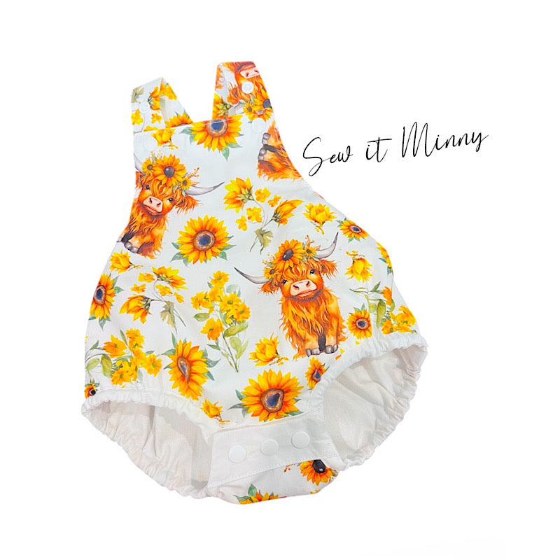 Romper - Highland Cow - Size 000