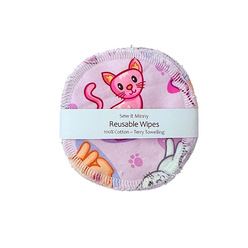 Reusable Wipes - Cats
