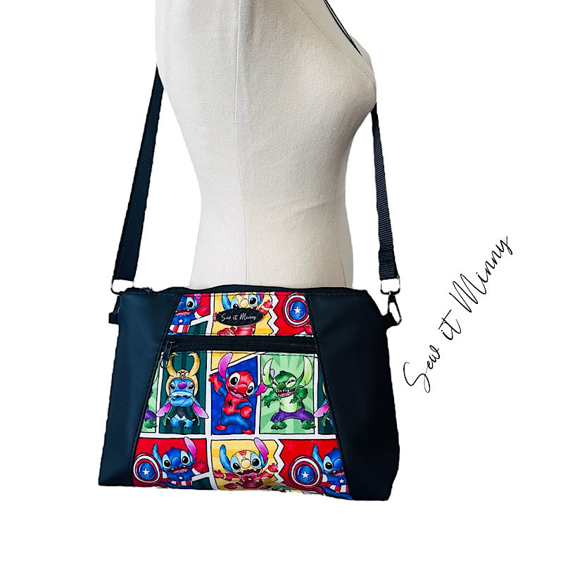 Superhero Stitch - Sunshine Crossbody - Ready to send