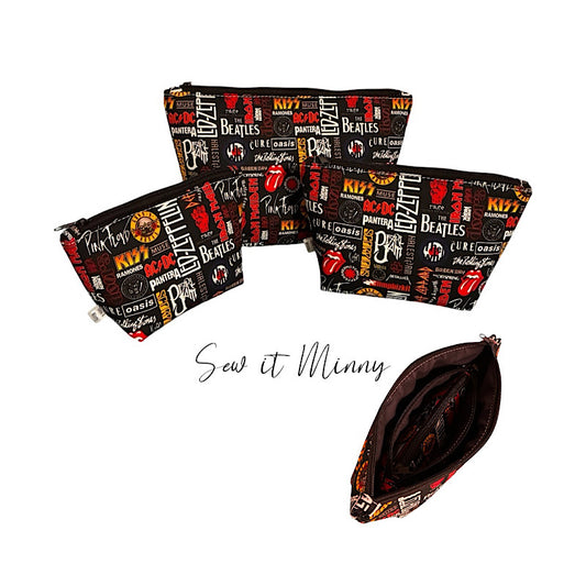 Zipper Pouch Set - Bands