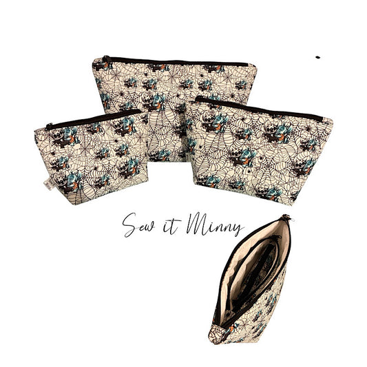 Zipper Pouch Set - Nightmare Stitch