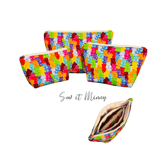 Zipper Pouch Set - Gummy Bears