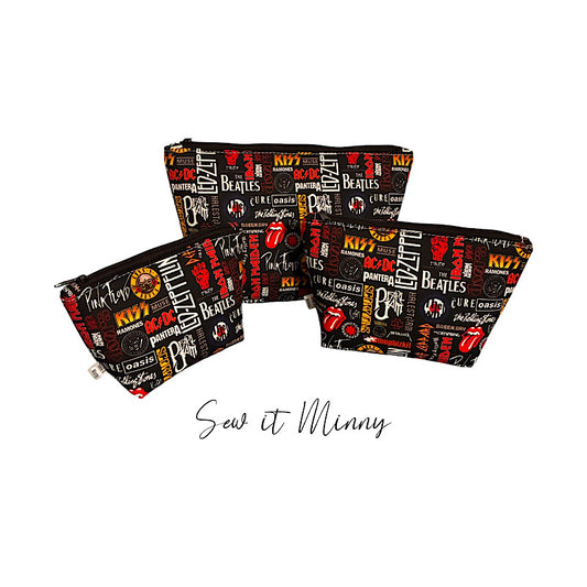 Zipper Pouch - Bands