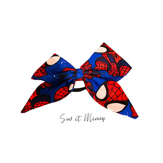 Hair Bow - Spiderman
