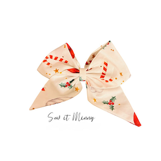 Hair Bow - Candy Cane