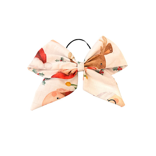 Hair Bow - Santa Squad
